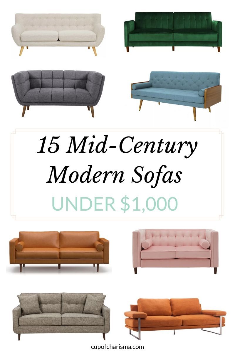 Cup Of Charisma – 15 Best Mid Century Modern Sofas Under $1,000 – Cup Of  Charisma With Mid Century Modern Sofas (Photo 4 of 15)