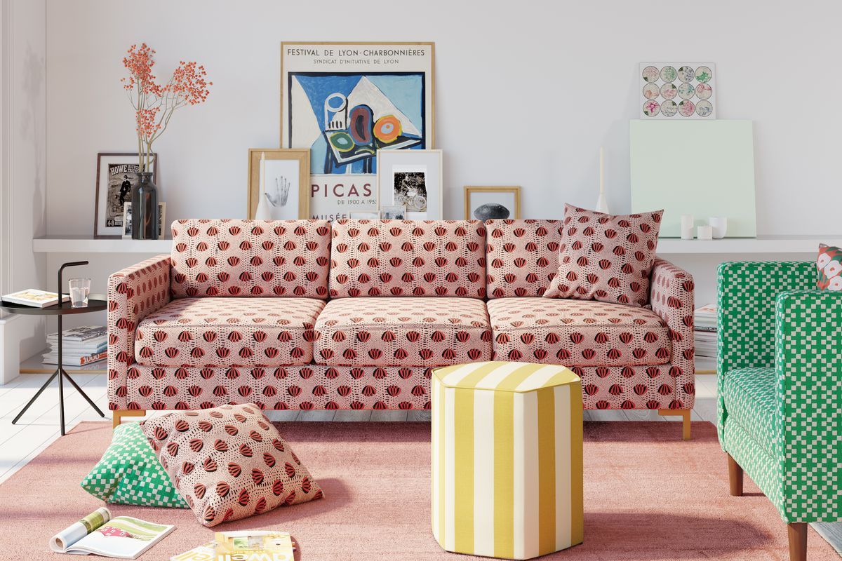 Customizable Furniture Brand The Inside Launches Sofa Line – Curbed Intended For Sofas In Pattern (View 2 of 15)
