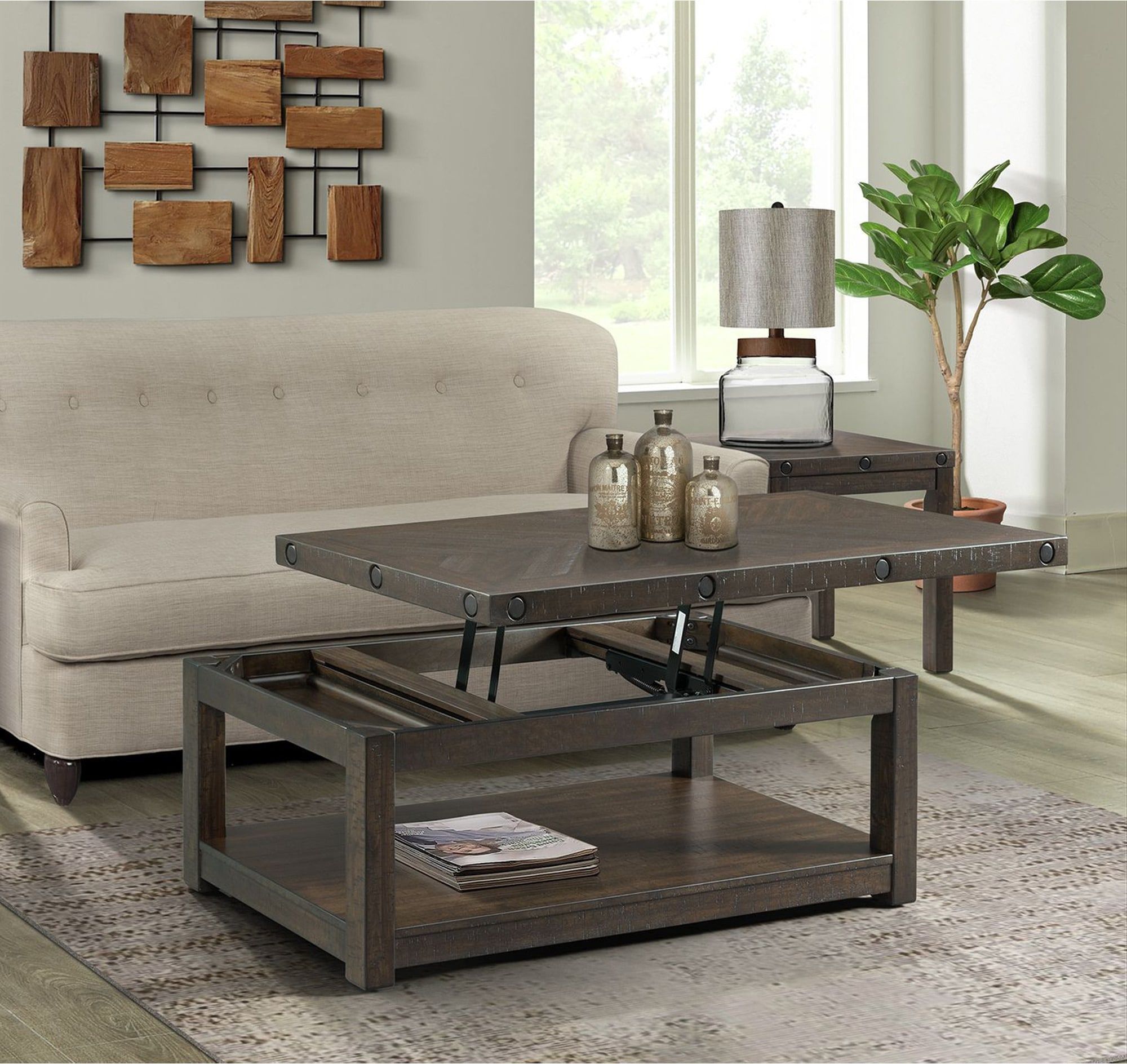 Dill Coffee Table With Lift Top | American Signature Furniture Throughout Wood Lift Top Coffee Tables (View 15 of 15)