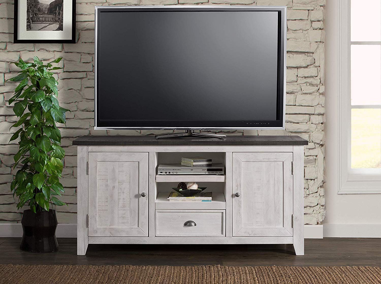 Farmhouse Tv Stand: Cozy And Functional Entertainment Centers – Farmhouse  Goals | Farmhouse Tv Stand, Rustic Tv Stand, Solid Wood Tv Stand With Regard To Farmhouse Stands For Tvs (Photo 4 of 15)