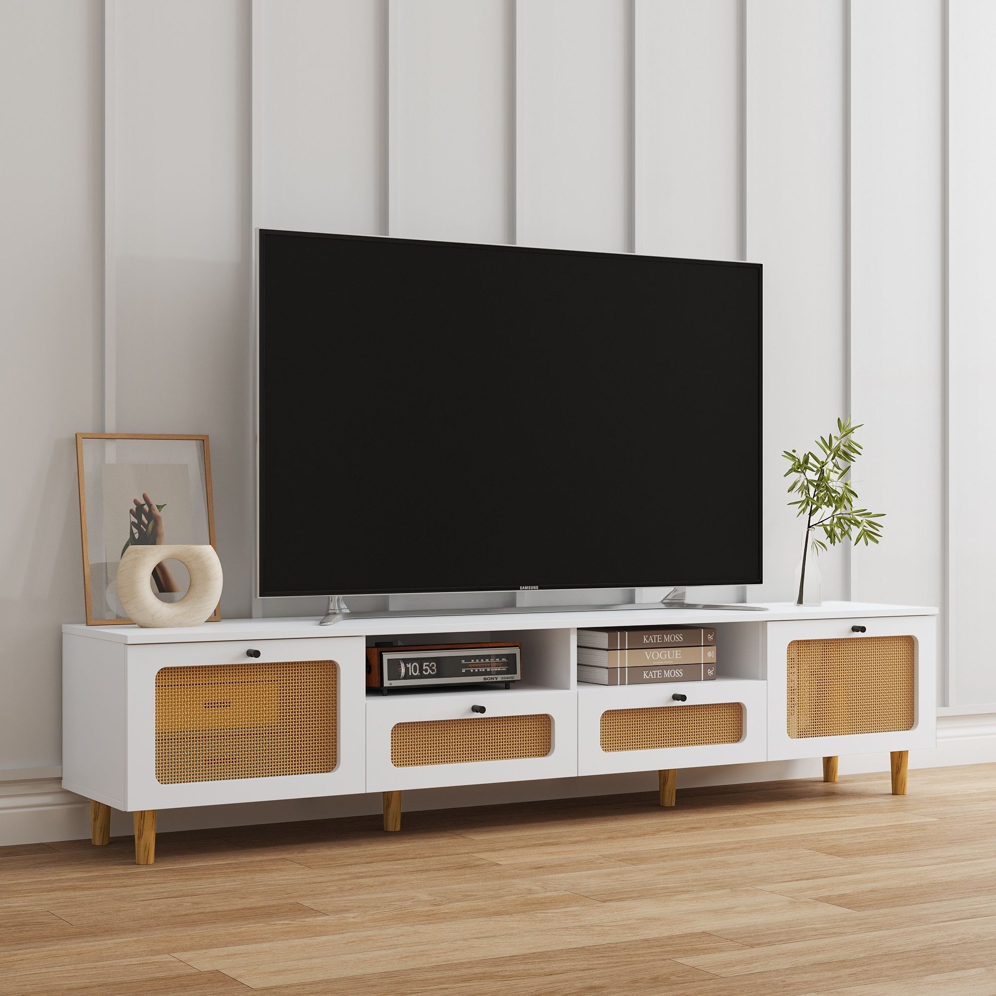 Featured Photo of Tv Stands With 2 Doors and 2 Open Shelves