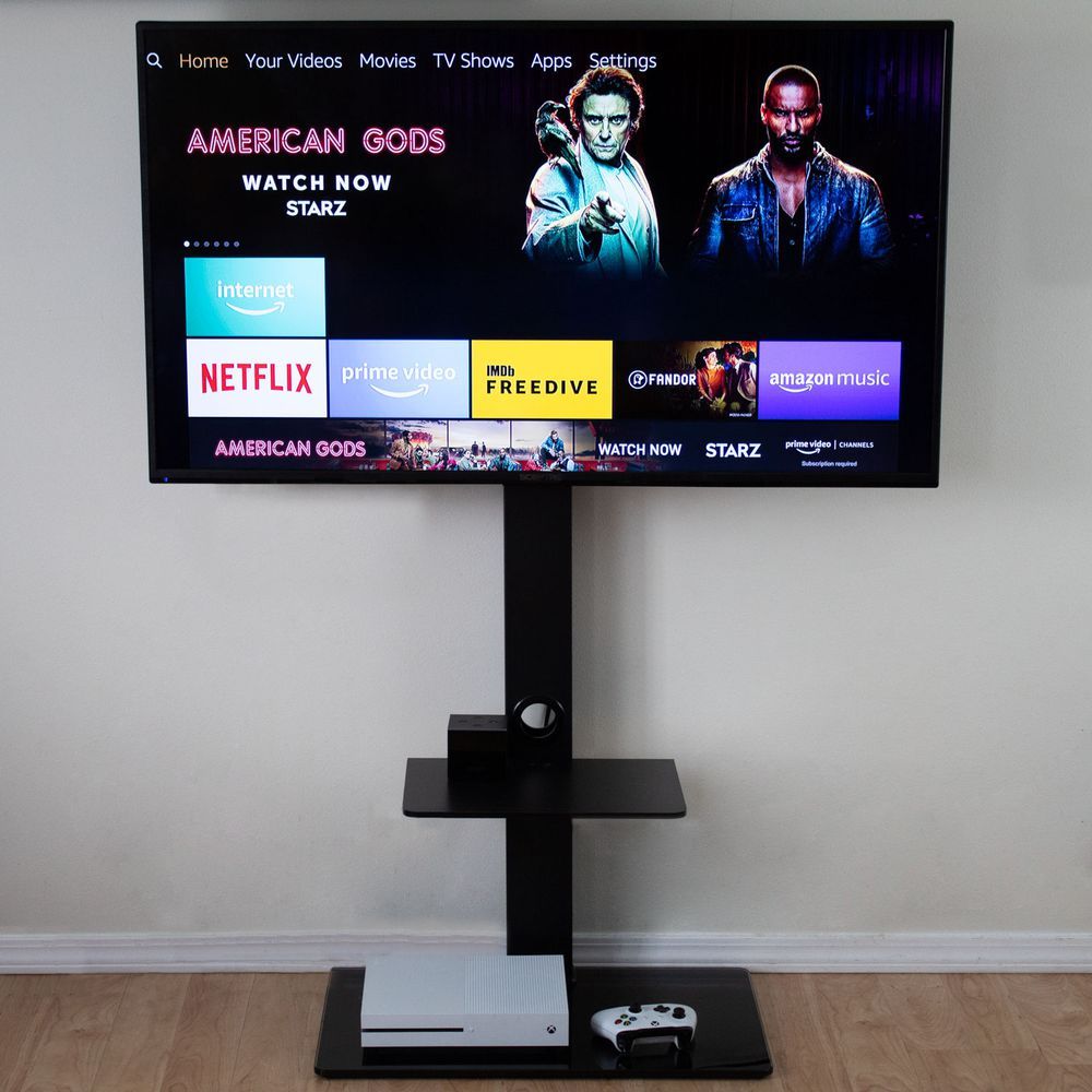 Fitueyes Universal Tv Stand Review: A Minimalist Floor Stand In Universal Floor Tv Stands (View 11 of 15)
