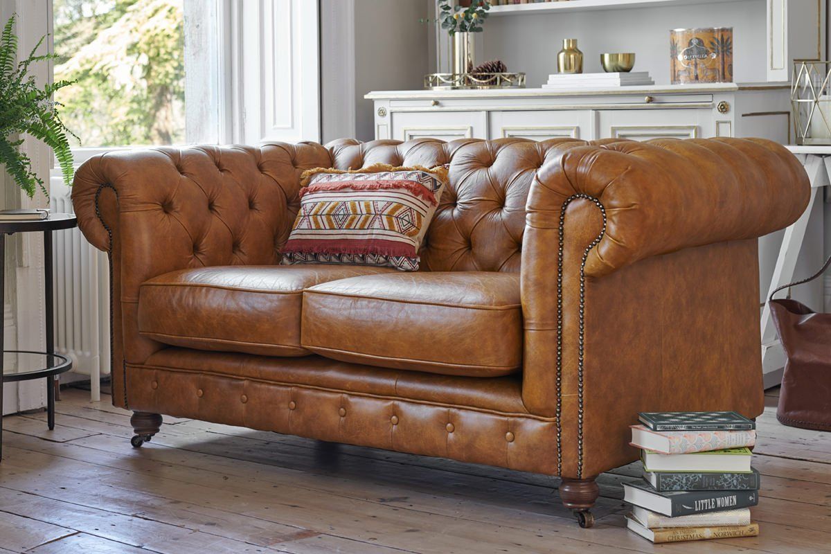 Grand Chesterfield 3 Seater Leather Sofa – Sale Now On! Within Traditional 3 Seater Faux Leather Sofas (View 12 of 15)