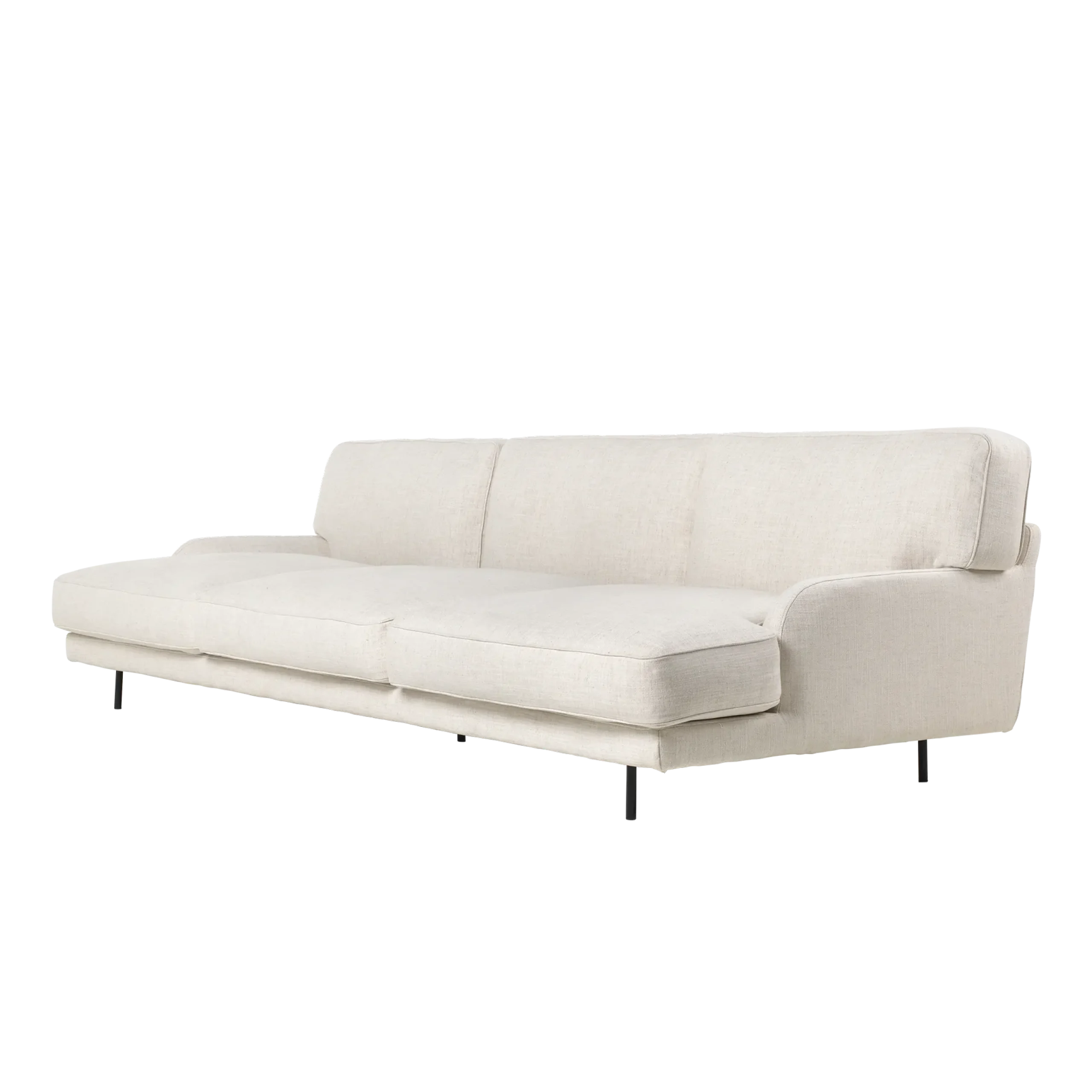 Gubi Flaneur Sofa, 3 Seater With Traditional 3 Seater Sofas (View 13 of 15)