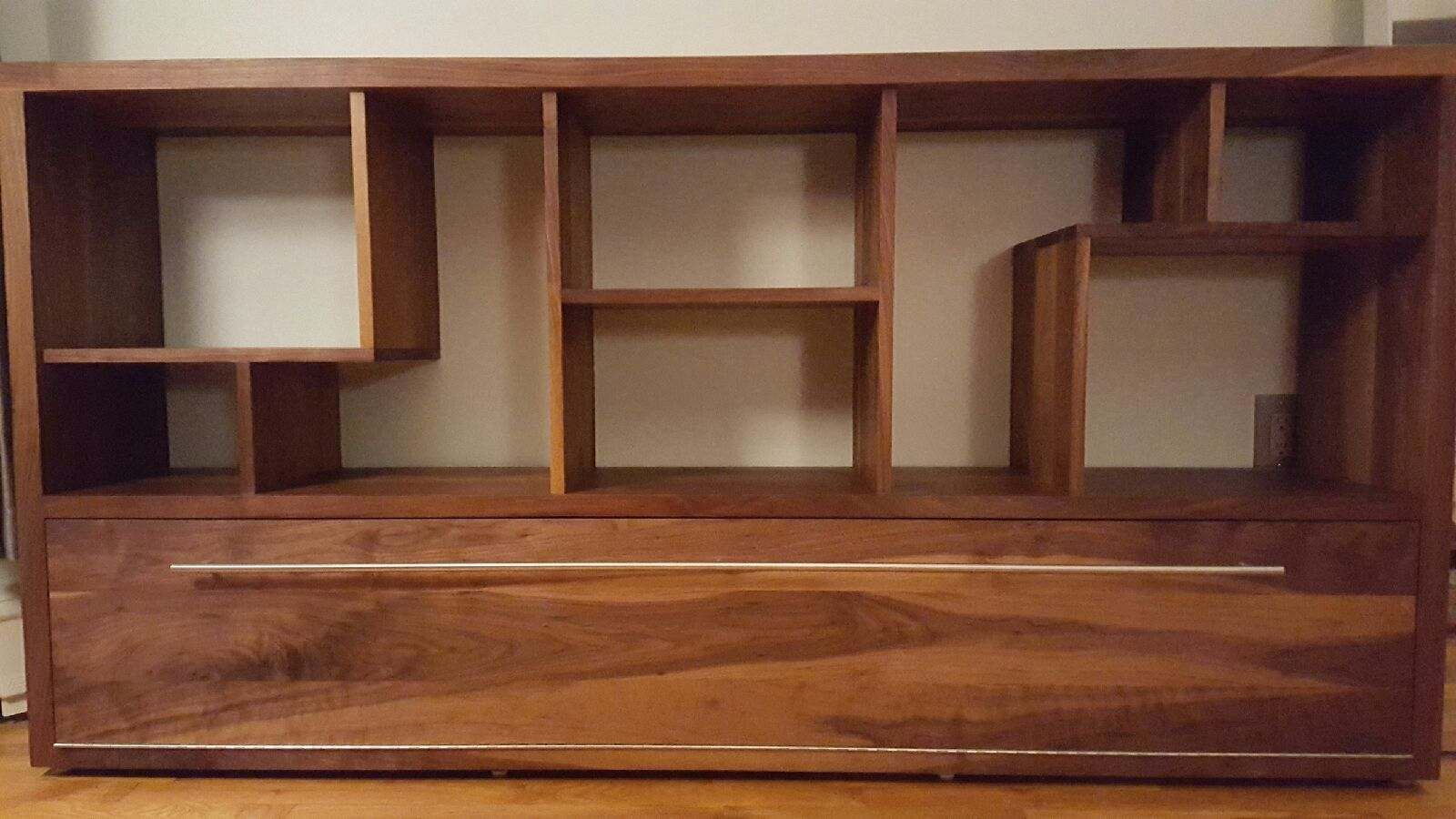 Hand Crafted Solid Walnut Entertainment Centerinsight Woodworking Llc |  Custommade With Regard To Walnut Entertainment Centers (Photo 8 of 15)