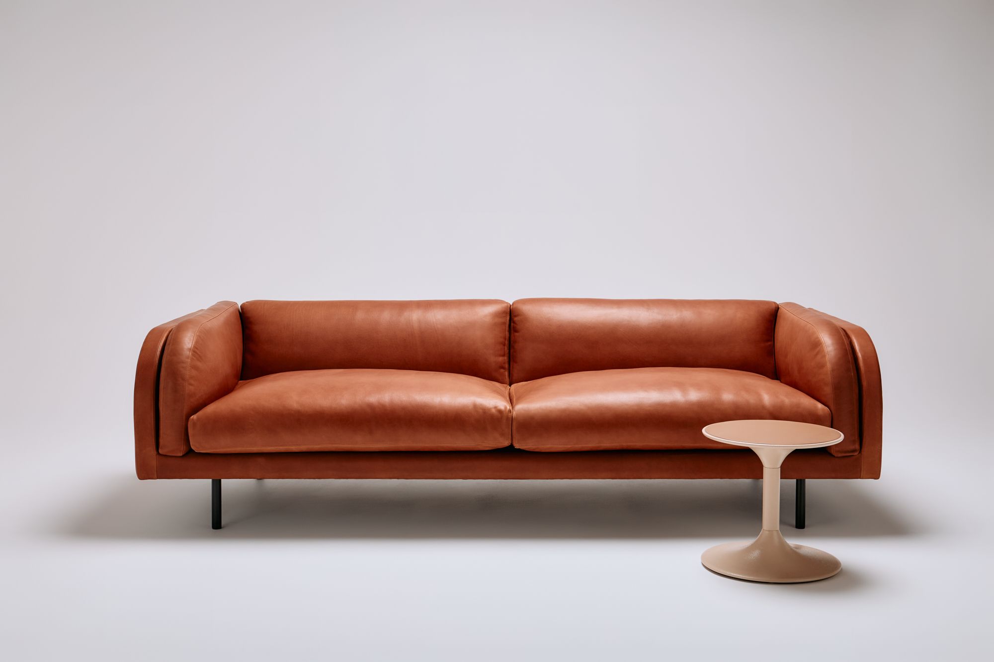 Harvey Curved Arm Sofa – Grazia & Co Throughout Sofas With Curved Arms (Photo 8 of 15)