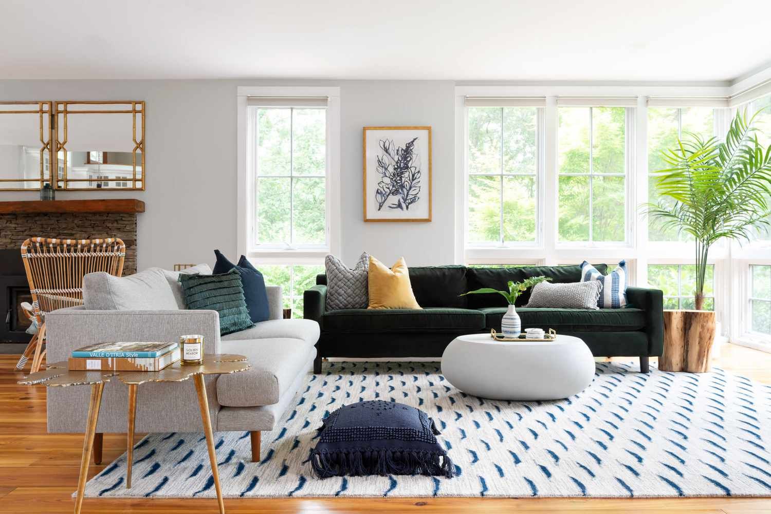 How To Arrange Two Sofas In A Living Room Inside Sofas In Multiple Colors (View 6 of 15)