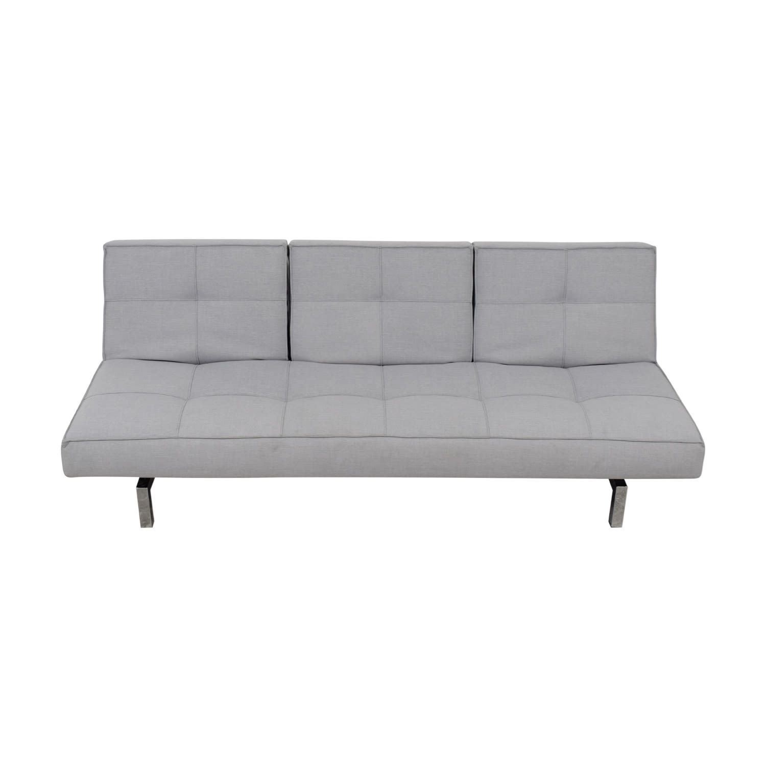 Innovation Convertible Grey Tufted Sleeper Sofa | 42% Off | Kaiyo With Tufted Convertible Sleeper Sofas (View 14 of 15)