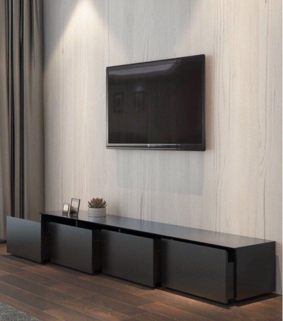 Instock) Romain Modern Solid Wood Tv Console, Furniture & Home Living,  Furniture, Tv Consoles On Carousell Within Romain Stands For Tvs (Photo 13 of 15)