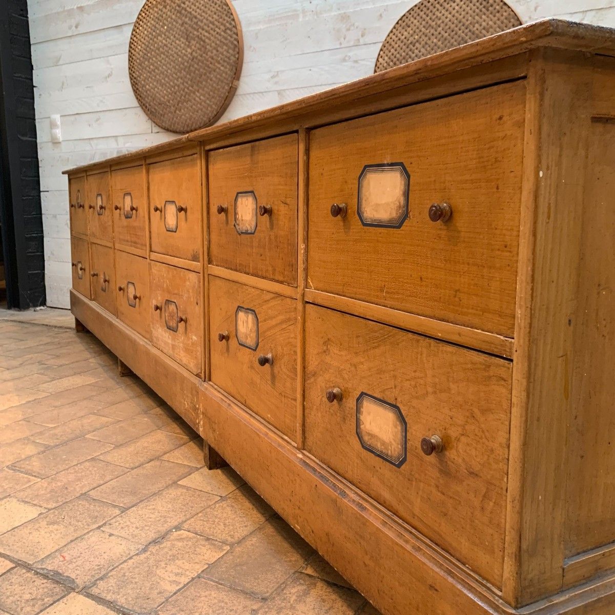 Large Wooden Drawer Cabinet 1930 Inside Wood Cabinet With Drawers (Photo 4 of 15)