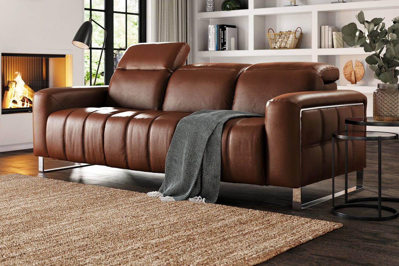 Leather Sofas | Sofology Regarding Faux Leather Sofas In Chocolate Brown (View 15 of 15)