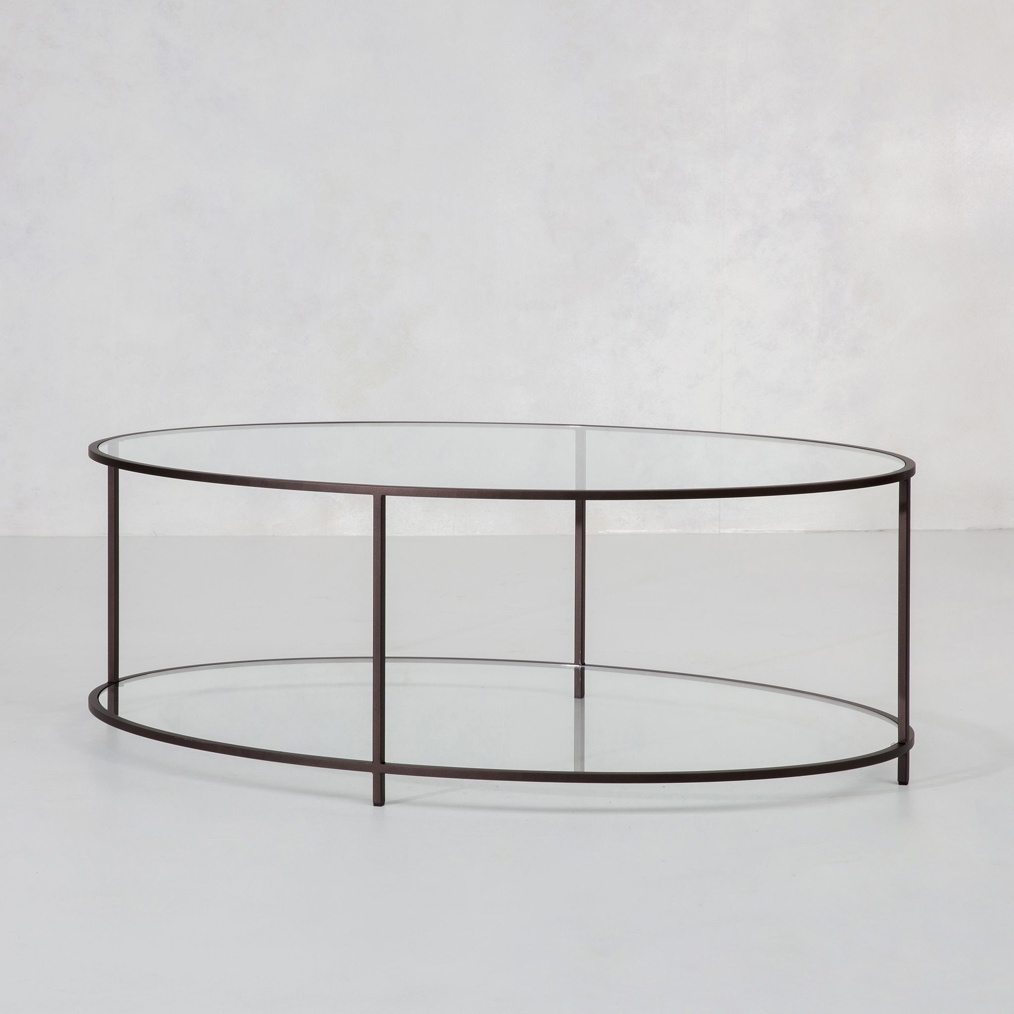 Lexington Oval/Round Coffee Table – R Hughes Intended For Oval Glass Coffee Tables (Photo 4 of 15)