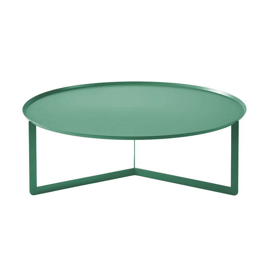 Meme Design Outdoor Coffee Table Round 5 Outdoor (Sage – Metal) –  Myareadesign.it For Round Steel Patio Coffee Tables (Photo 15 of 15)