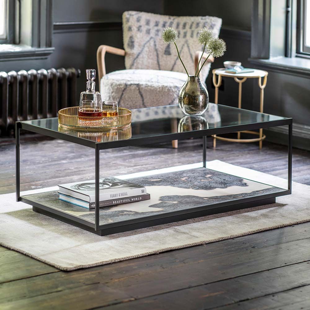 Mercury Coffee Table | Atkin And Thyme Throughout Glass Top Coffee Tables (Photo 2 of 15)