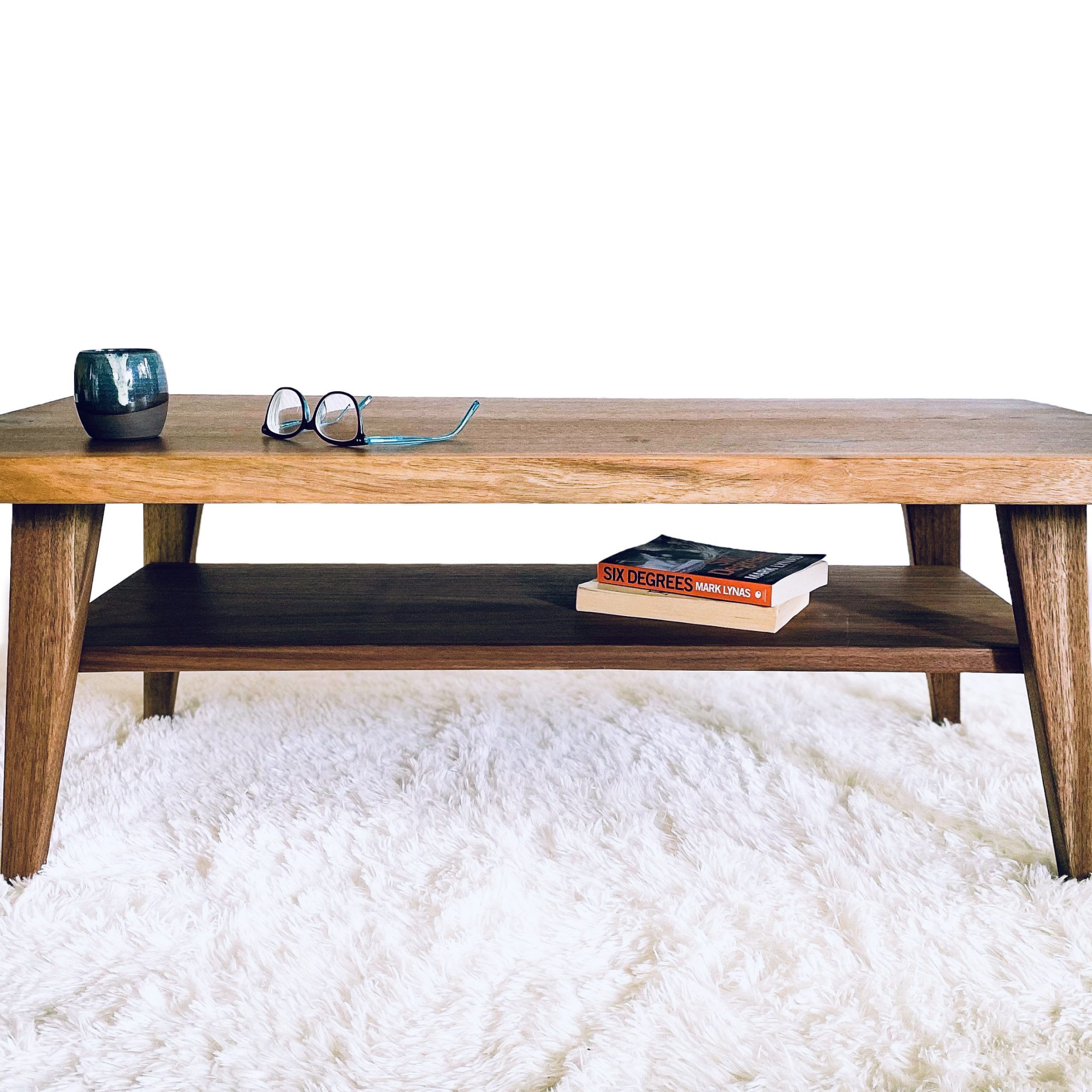 Mid Century Modern Coffee Table, Handmade Wood Coffee Table, Boho Table –  Etsy With Mid Century Modern Coffee Tables (View 2 of 15)