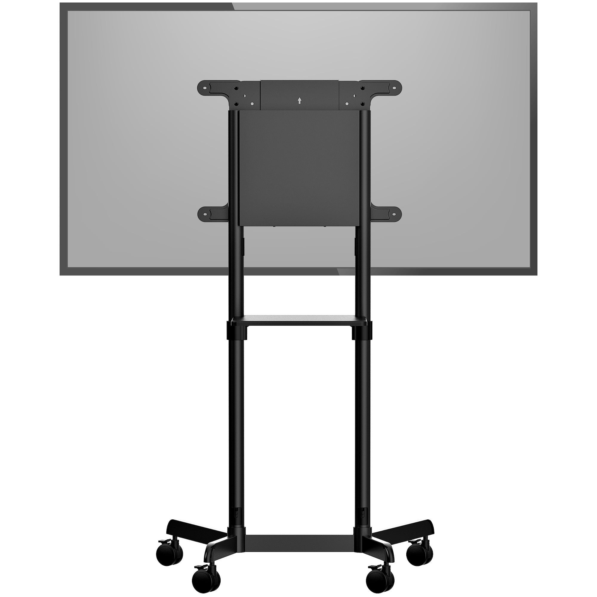 Mobile Tv Cart/Stand 37 70In Vesa Mount – Tv Mounts | Display Mounts And  Ergonomics | Startech Europe Throughout Foldable Portable Adjustable Tv Stands (Photo 10 of 15)
