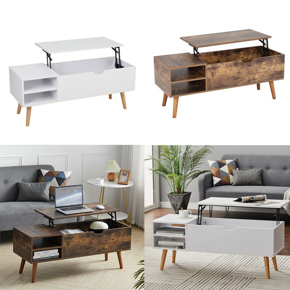 Modern Lift Top Coffee Table W/ Hidden Compartment & Storage Living Room  Office | Ebay With Regard To Modern Coffee Tables With Hidden Storage Compartments (Photo 10 of 15)