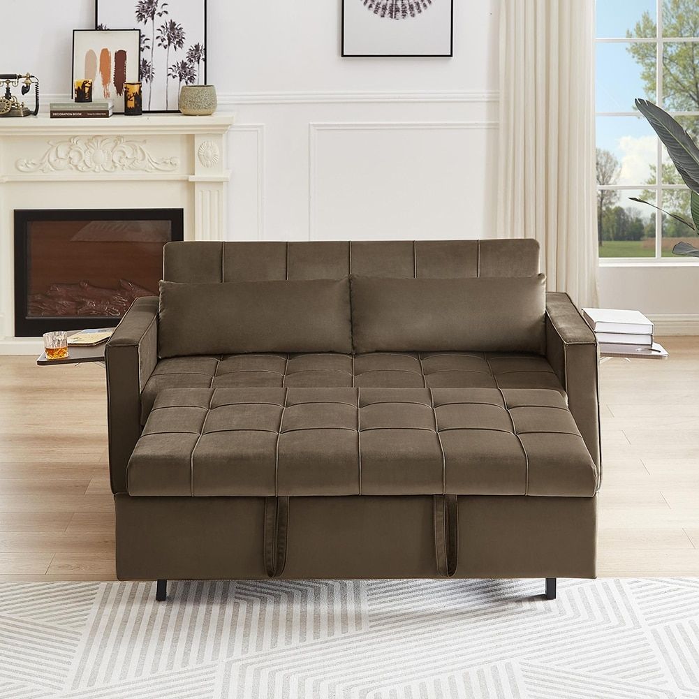 Featured Photo of Modern Velvet Sofa Recliners With Storage