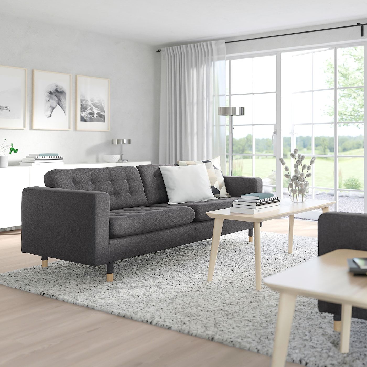 Morabo Sofa, Gunnared Dark Gray – Ikea Within Sofas In Dark Gray (View 3 of 15)