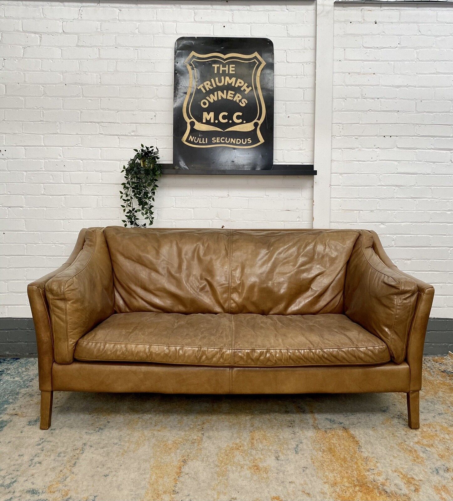 Multiyork Rovigo Three Seat Semi Aniline Leather Sofa (Timothy Oulton /  Halo) | Ebay With Regard To Multiyork Leather Sofas (View 2 of 10)