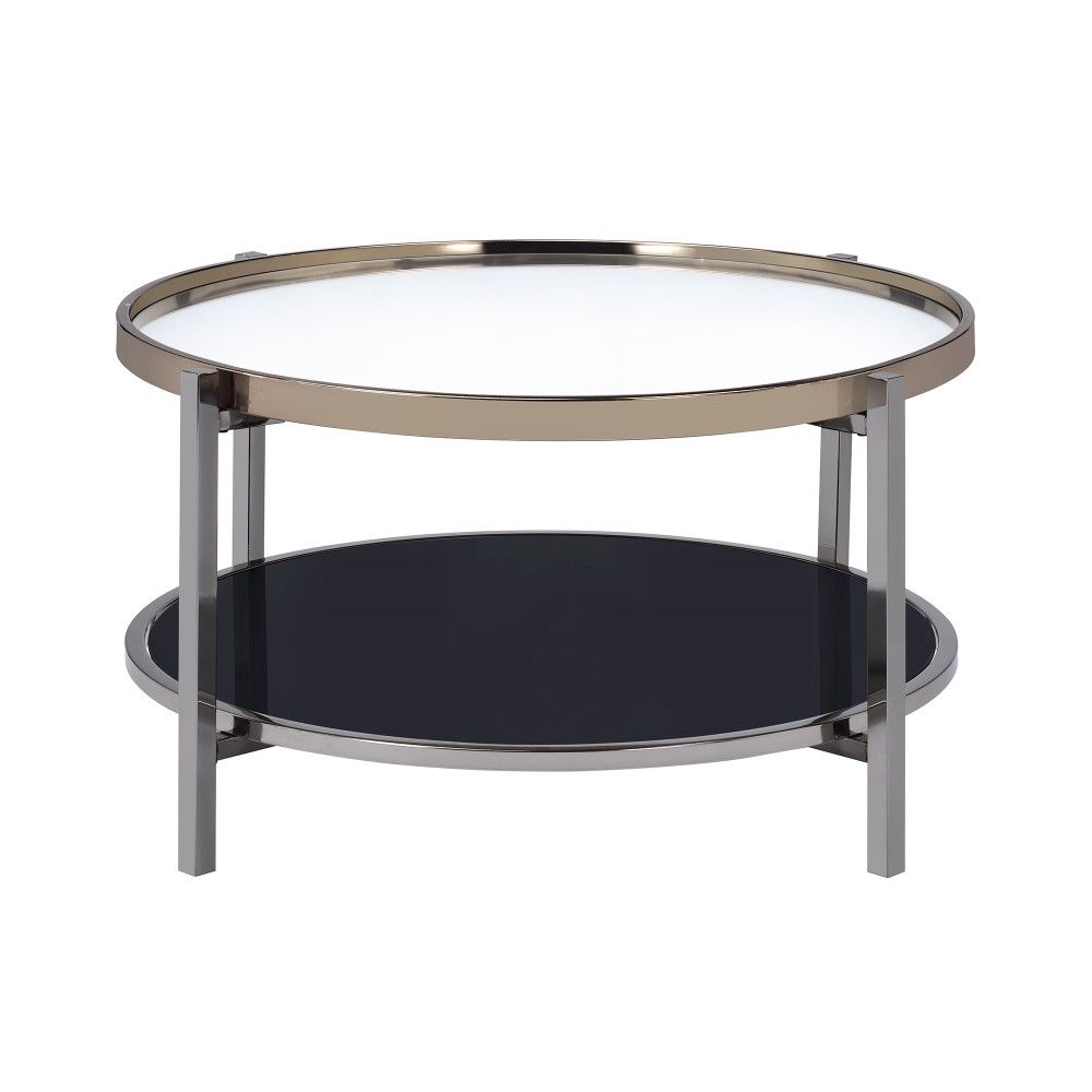 Picket House Furnishings – Monaco Round Coffee Table In Gold Slate –  Ceh100Cte For Monaco Round Coffee Tables (View 15 of 15)