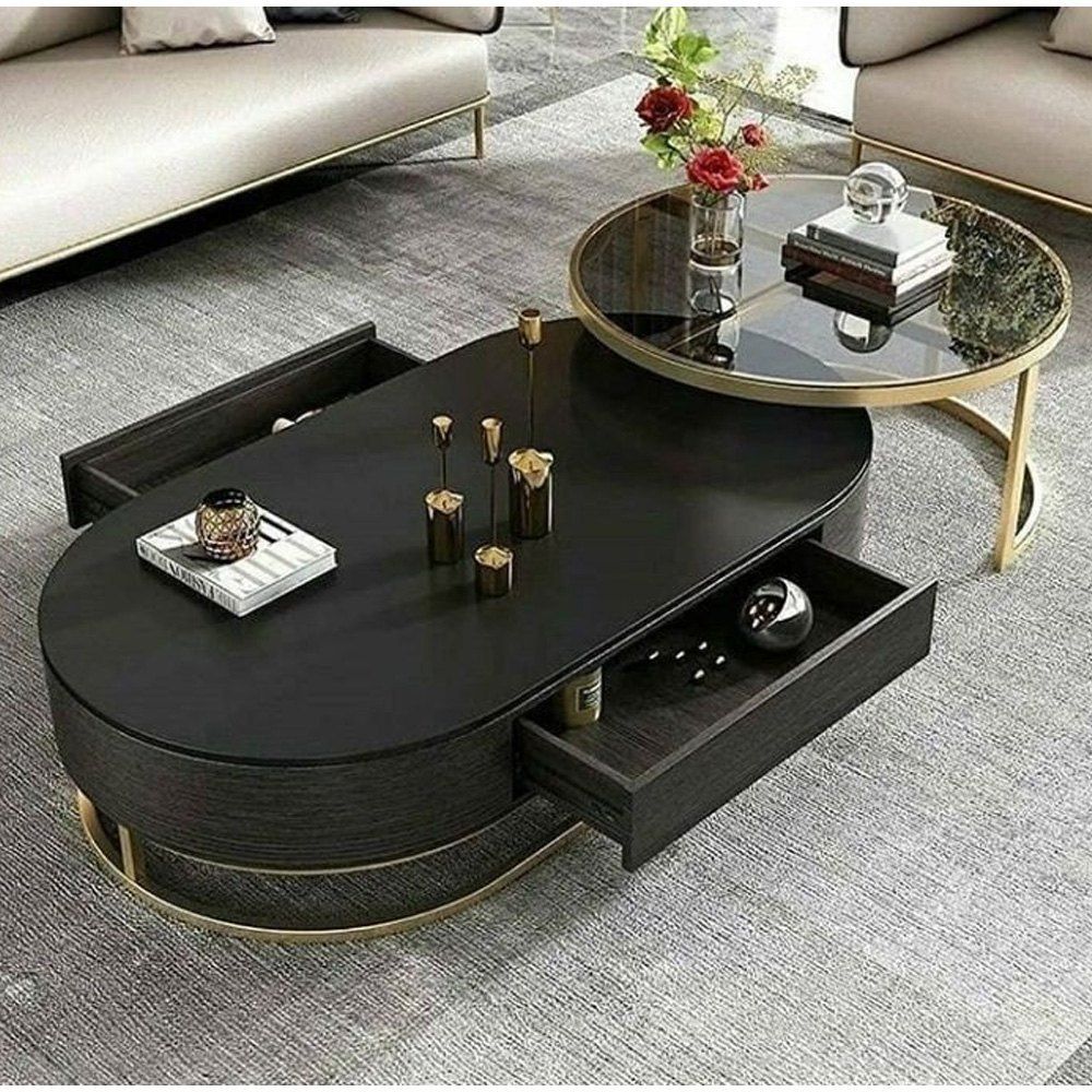 Polished Modern Stainless Steel Pvd Gold Glossy Finish Round Coffee Table  Frame, For Home Within Glossy Finished Metal Coffee Tables (Photo 5 of 15)