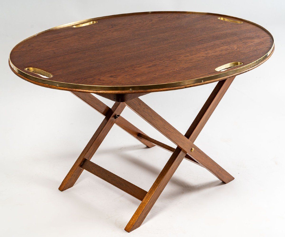 Proantic: Boat Coffee Table, Xxth Century Within Detachable Tray Coffee Tables (View 13 of 15)