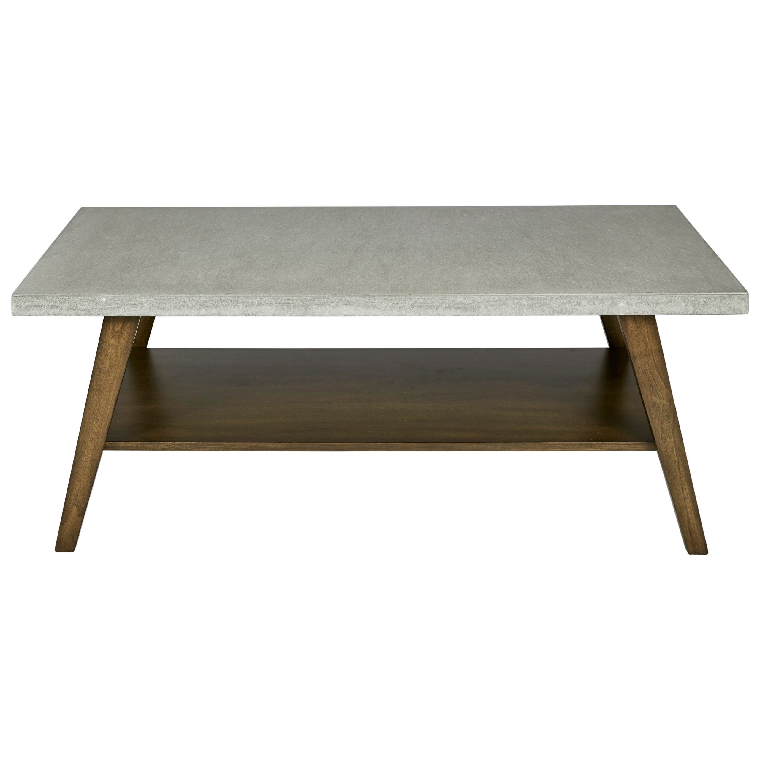 Progressive Furniture Jackson T544 01 Contemporary Rectangular Cocktail  Table With Concrete Table Top | Bullard Furniture | Cocktail/Coffee Tables Intended For Progressive Furniture Cocktail Tables (View 7 of 15)