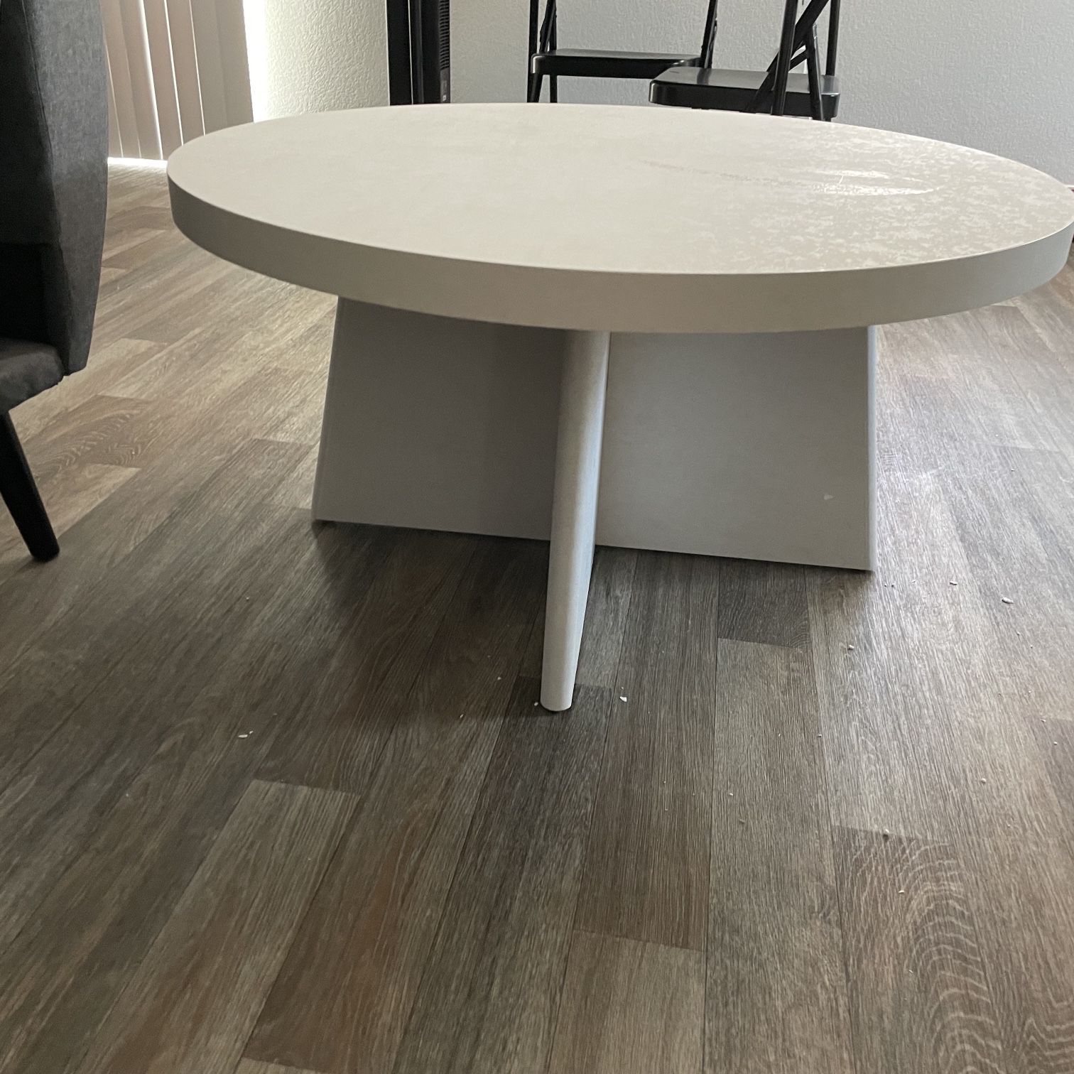Queer Eye Liam Round Coffee Table For Sale In North Las Vegas, Nv – Offerup With Liam Round Plaster Coffee Tables (View 12 of 15)