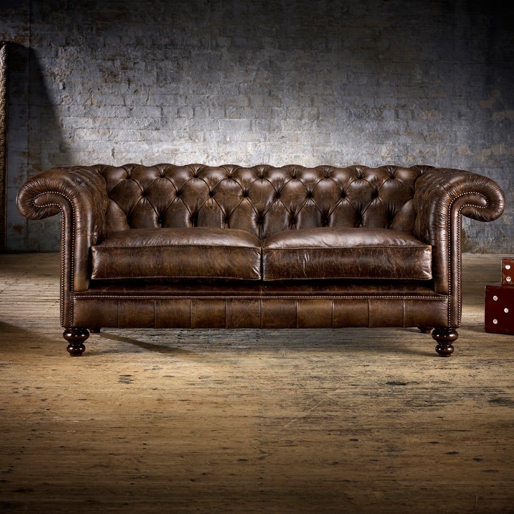 Rochester 3 Seater Sofa – Sofas From Timeless Chesterfields Uk With Regard To Traditional 3 Seater Sofas (Photo 7 of 15)