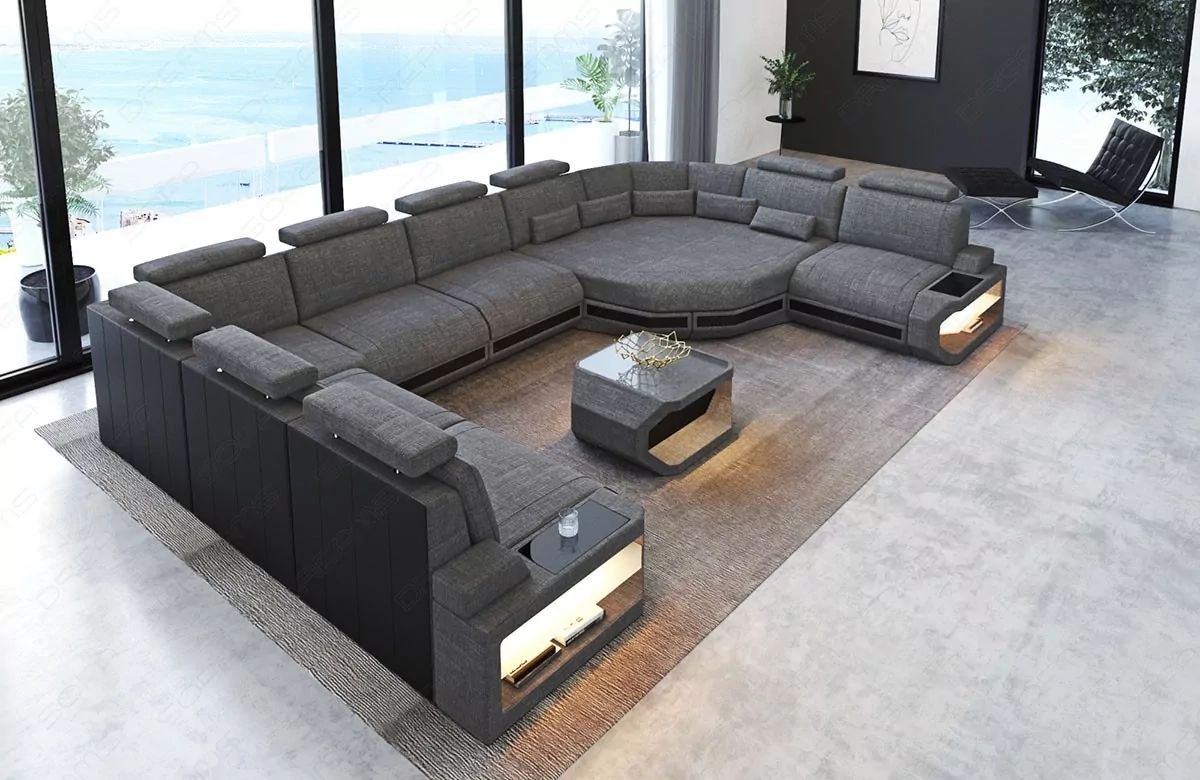 Sectional Fabric Sofa Bel Air Xl With Relax Corner| Sofadreams In Microfiber Sectional Corner Sofas (Photo 3 of 15)