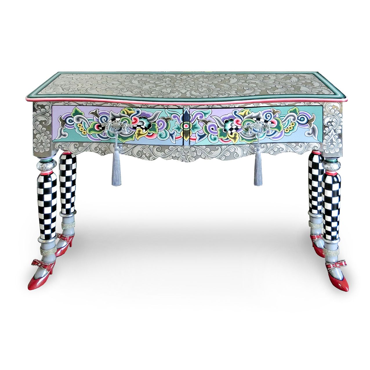 Side Table Versailles – Decovista – Colorful Design Furniture, Statues &  Wall Sculptures With Regard To Versailles Console Cabinets (View 7 of 15)