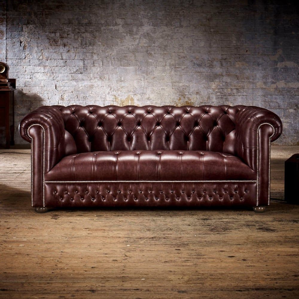 Stanhope 3 Seater Sofa – Sofas From Timeless Chesterfields Uk Regarding Traditional 3 Seater Sofas (View 6 of 15)