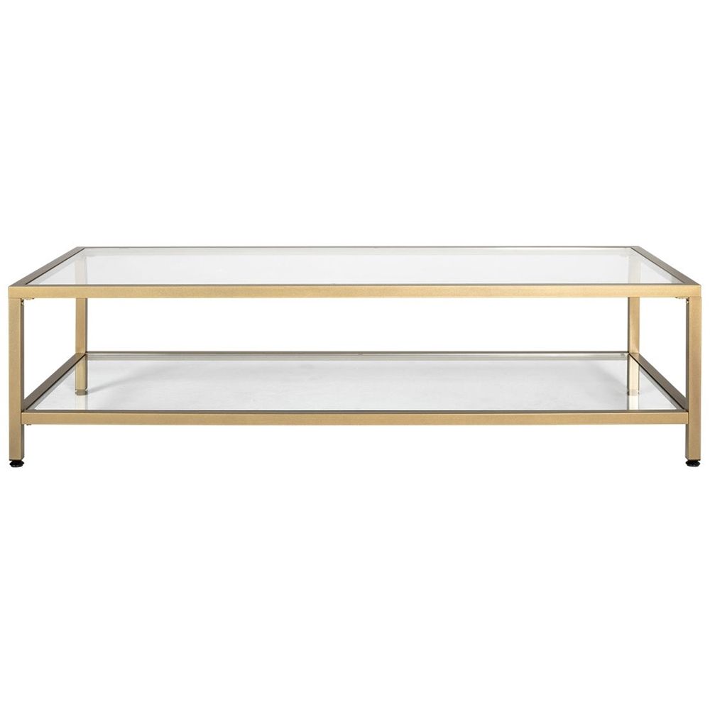 Studio Designs Camber Rectangular Modern Tempered Glass Coffee Table Clear  71034 – Best Buy Pertaining To Tempered Glass Coffee Tables (Photo 14 of 15)