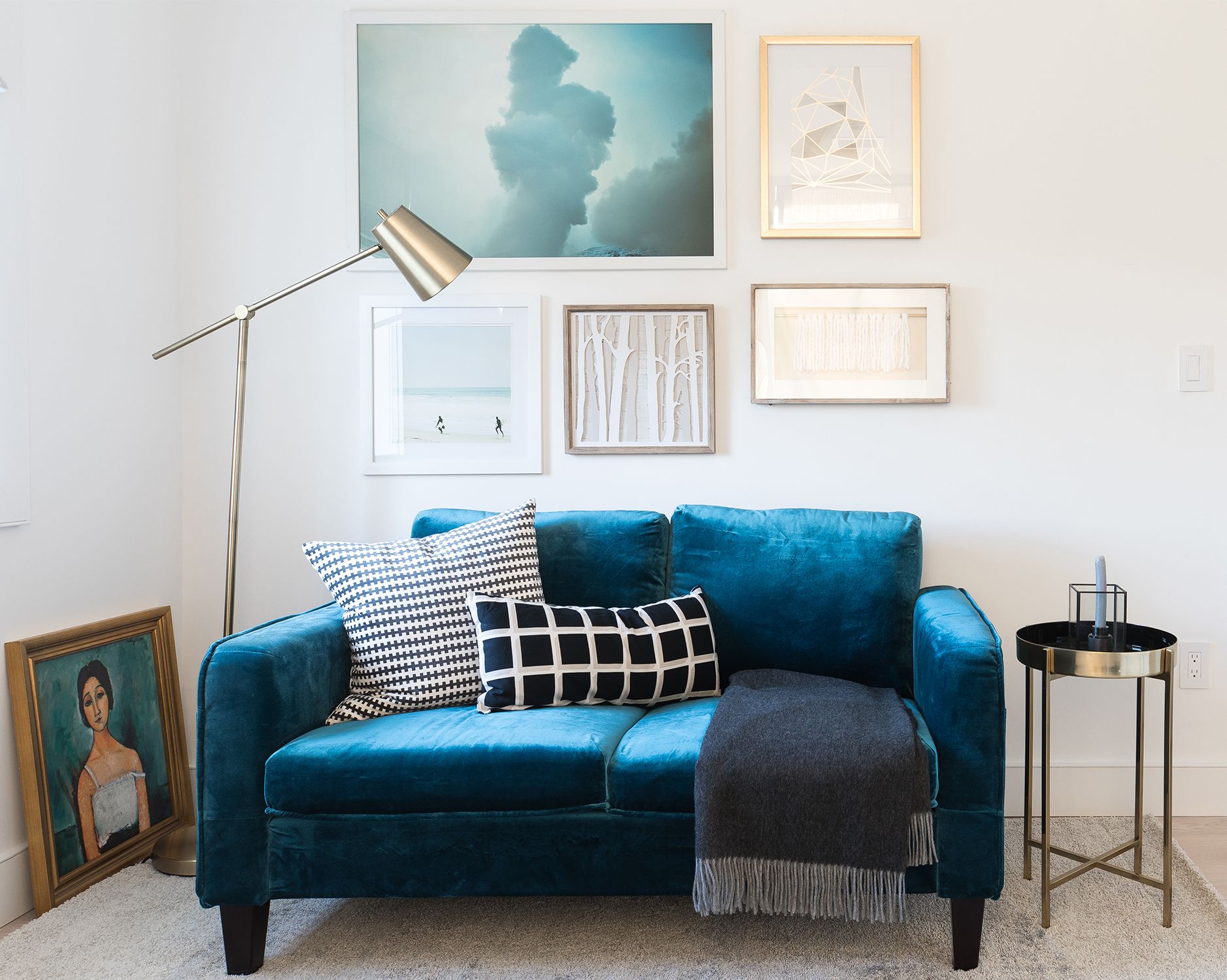 The Perfect Small Space Sofa – And How To Style It – Bright Bazaarwill  Taylor Regarding Sofas For Small Spaces (View 8 of 15)
