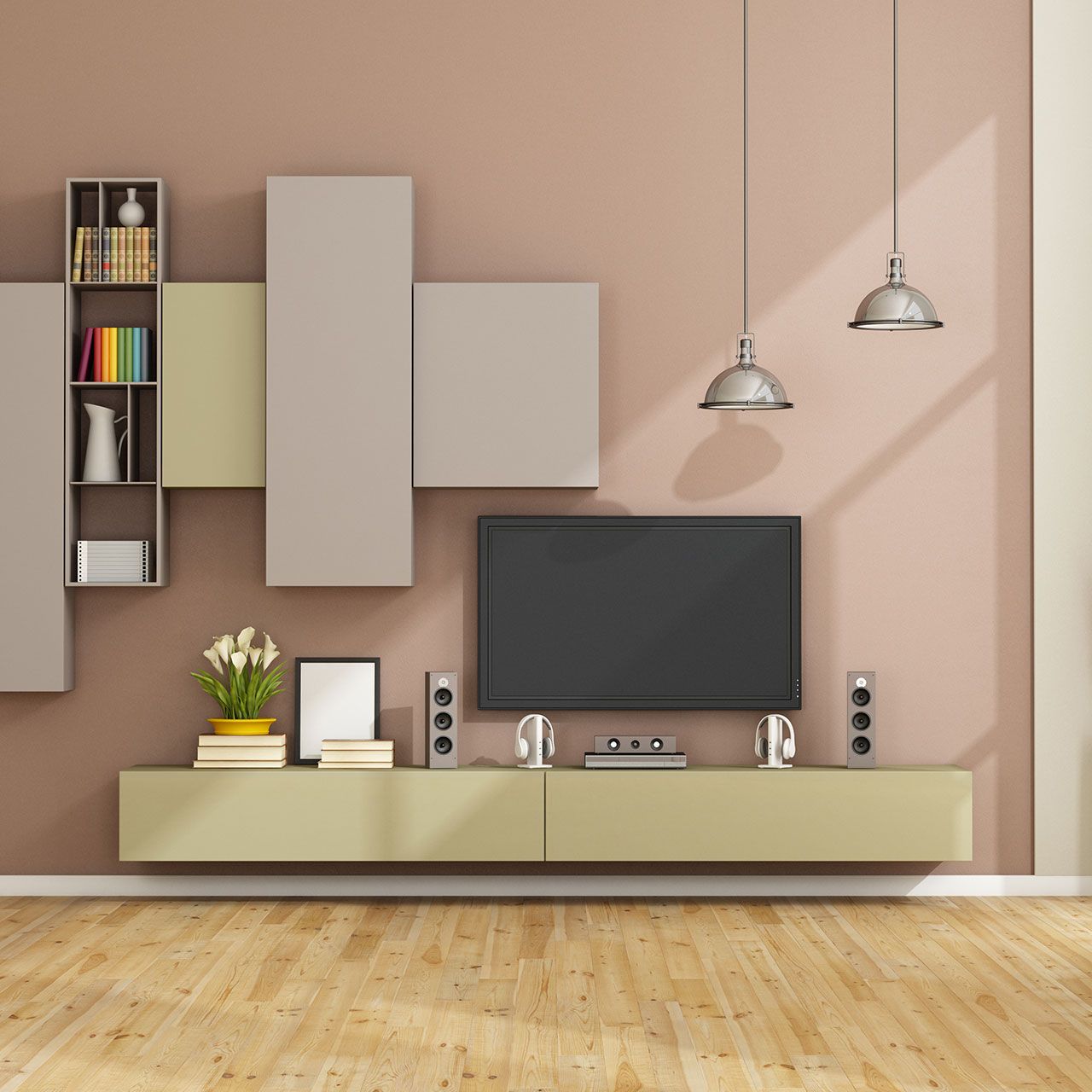 Tv Unit Designs For Living Room | Design Cafe Regarding Cafe Tv Stands With Storage (Photo 14 of 15)