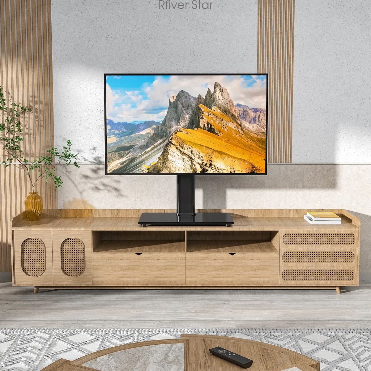 Universal Swivel Tabletop Tv Stand For Flat Screens 23 24 26 32 39 40 43  Inch Tv | Ebay Regarding Universal Tabletop Tv Stands (View 4 of 15)