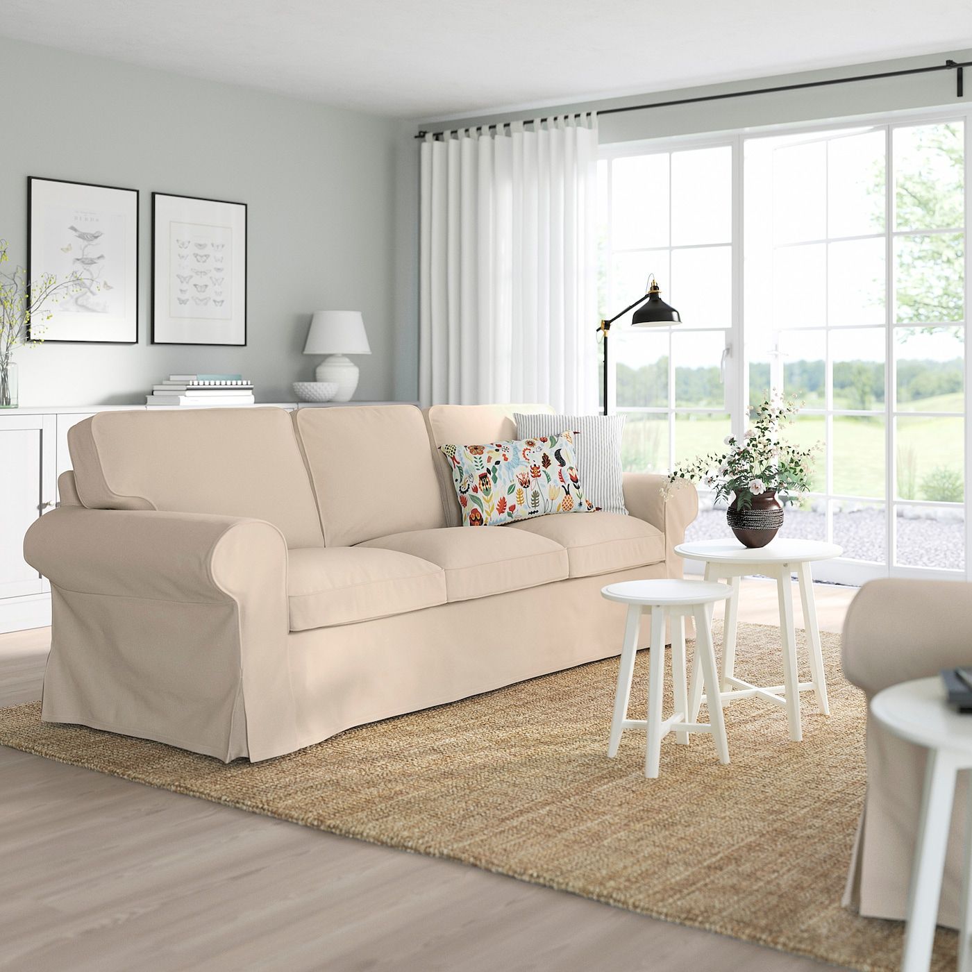 Uppland Sofa, Hallarp Beige – Ikea With Sofas In Beige (View 5 of 15)