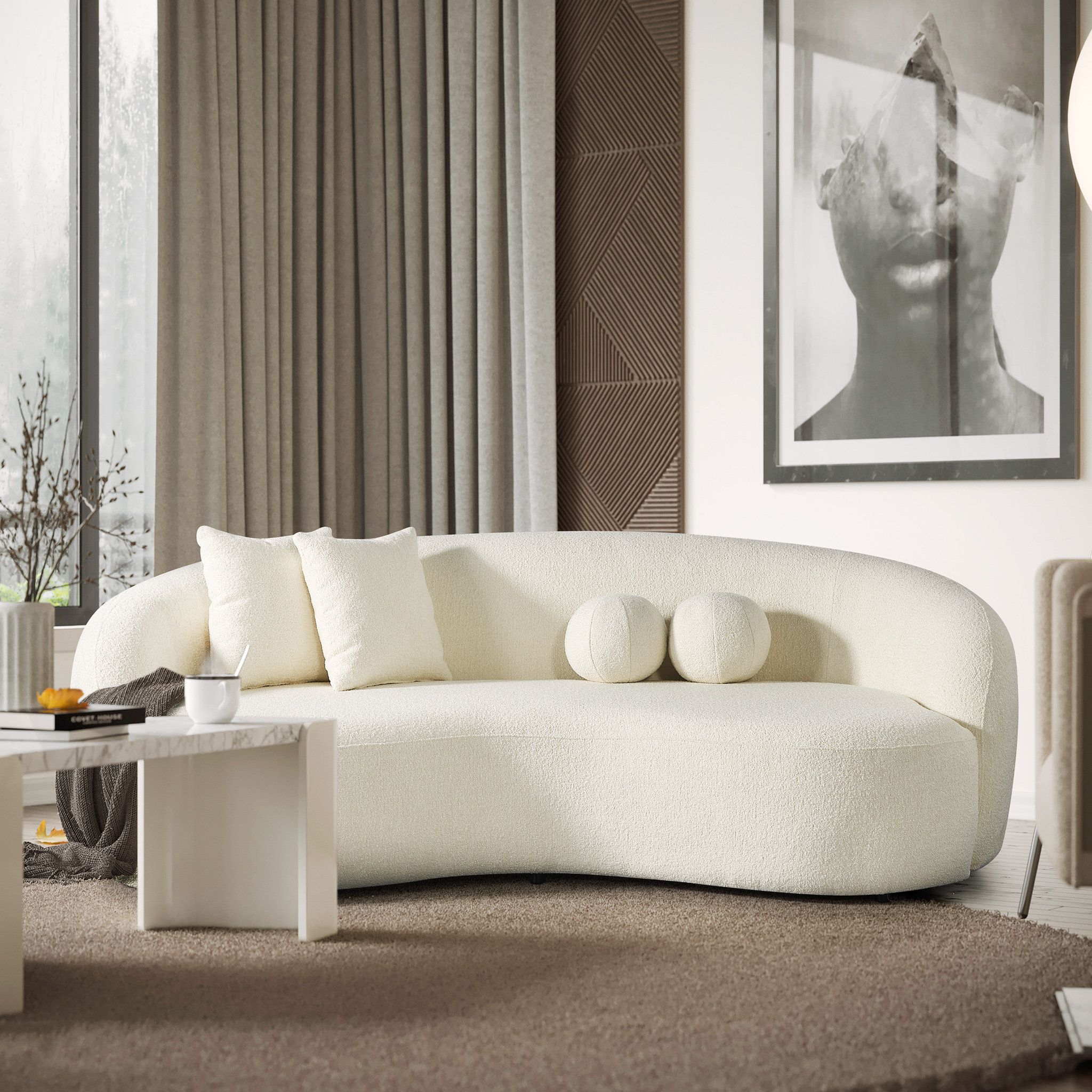 Featured Photo of Sofas With Curved Arms