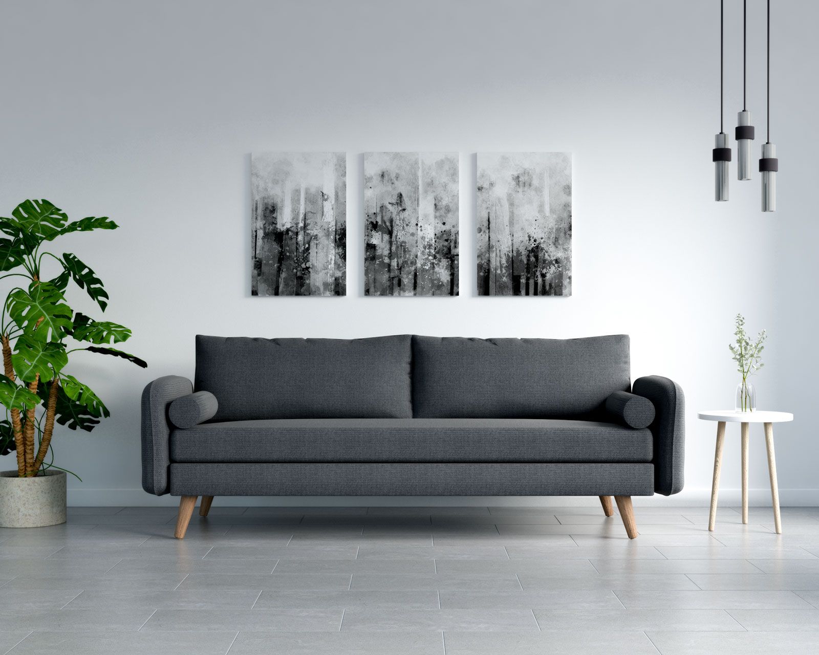 What Color Couch Goes With Gray Floors? (7 Best Colors With Pictures) –  Roomdsign For Sofas In Dark Grey (Photo 10 of 15)