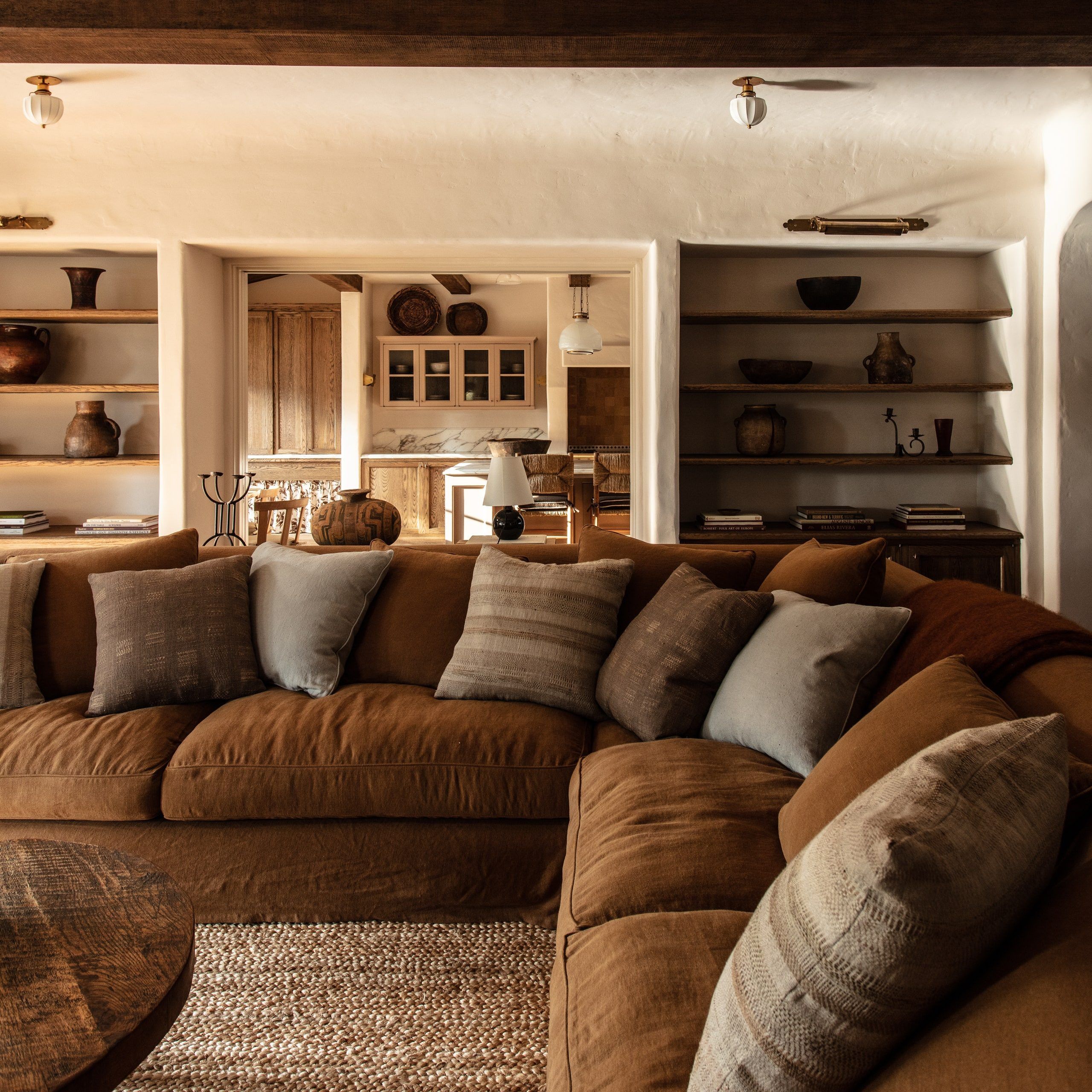 Why Brown Is The Home Decor Color Of 2022 | Vogue In Sofas In Chocolate Brown (Photo 10 of 15)