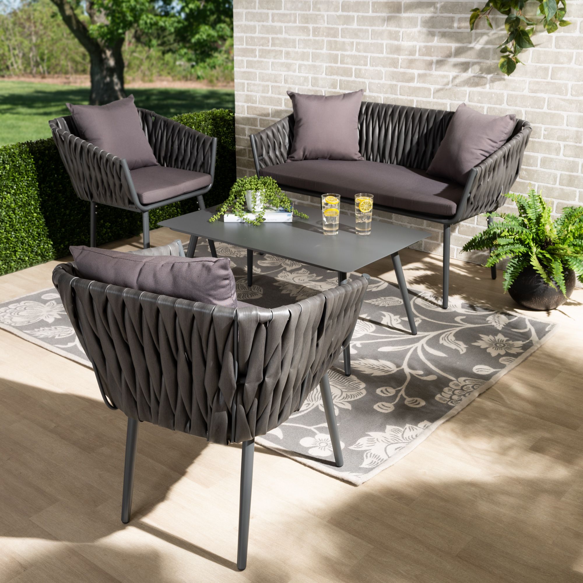 Wow | Modern Design Patio Setsstewart | Enhance Your Living Space Regarding Modern Outdoor Patio Coffee Tables (View 11 of 15)
