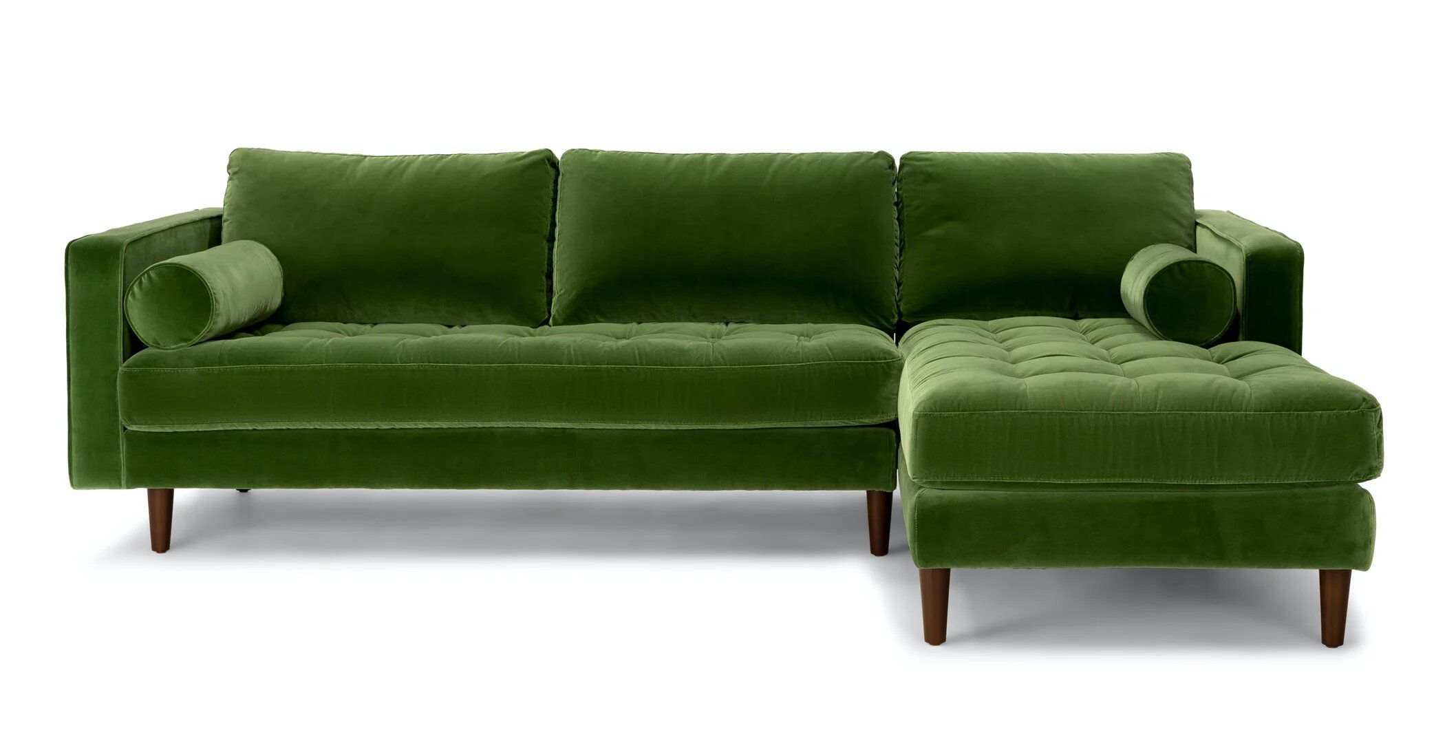 The 9 Best Green Velvet Sofas Of 2022 Pertaining To 75" Green Velvet Sofas (Photo 3 of 15)