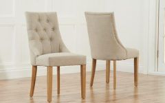 20 Inspirations Oak Fabric Dining Chairs