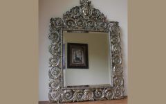 2024 Best of French Brass Wall Mirrors
