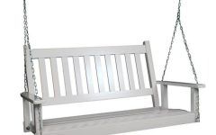 2024 Best of 2-Person White Wood Outdoor Swings
