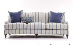 2024 Latest Blue and White Striped Sofas