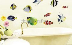20 Collection of Fish Decals for Bathroom