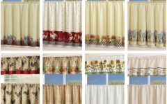 25 Best Collection of Chocolate 5-Piece Curtain Tier and Swag Sets