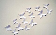 2024 Best of White 3D Butterfly Wall Art